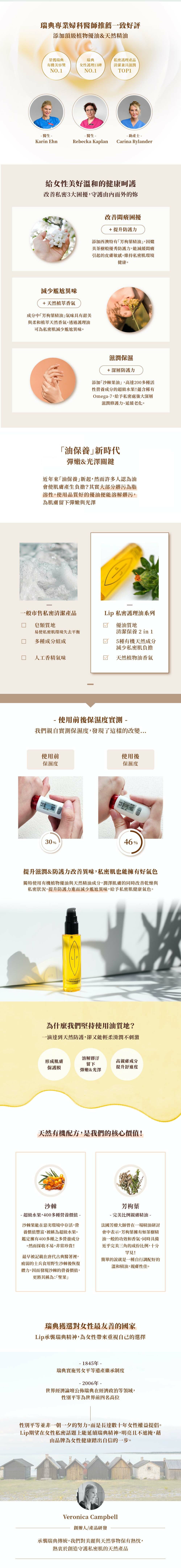 Lip Intimate 私密處潔膚保養油 - 75ml