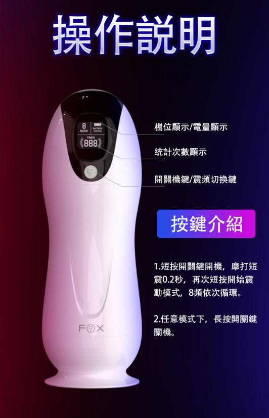 FOX 挑戰者電動飛機杯