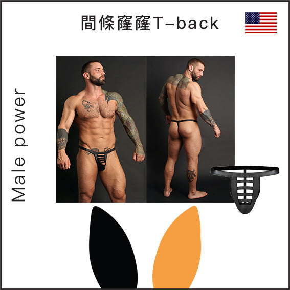 Male Power 間條窿窿T-back底褲