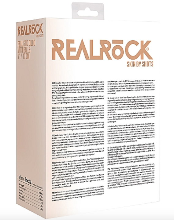 Real Rock 17cm逼真假陽具(肉色/黑色)