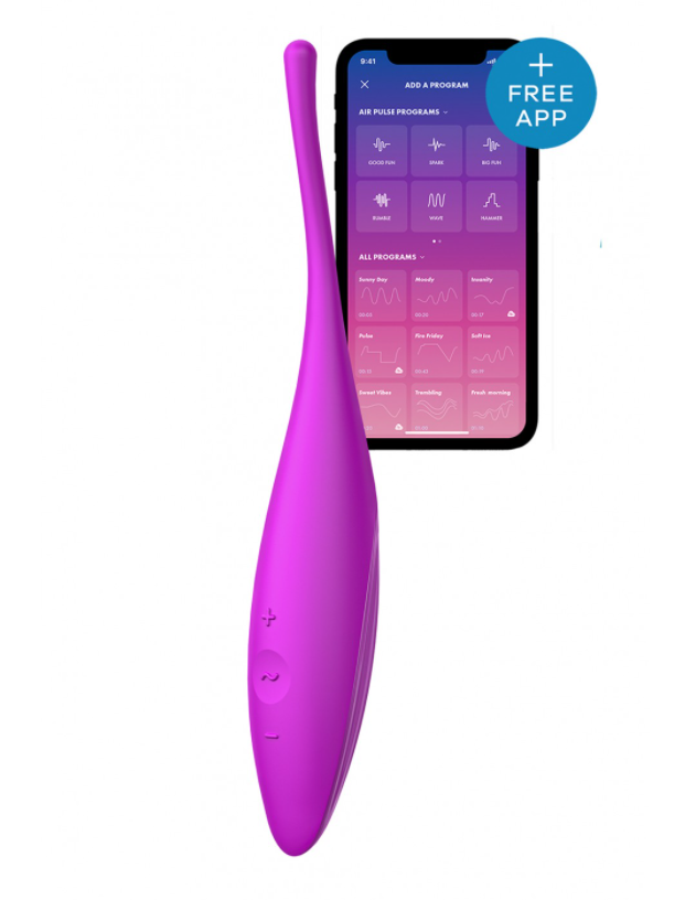 Satisfyer 陰蒂精準刺激旋轉震動棒 - 粉色/紫色