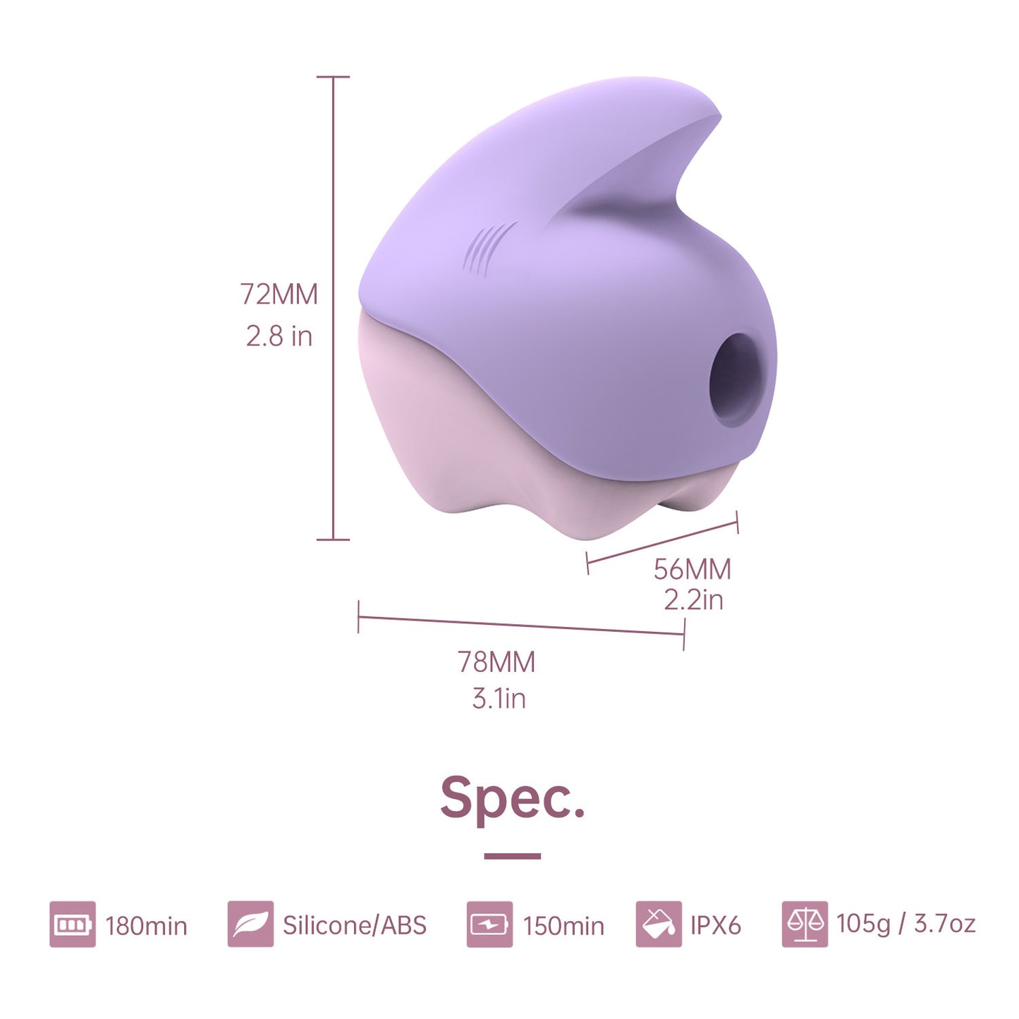 Magic Motion Unicorn 獨角精靈陰蒂吸啜震動器 - 紫色 / 粉色