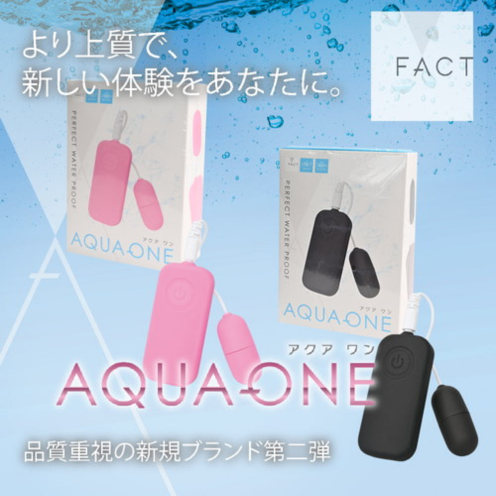 Fact AQUA-ONE 的式防水有線震蛋 - 黑色 / 粉色