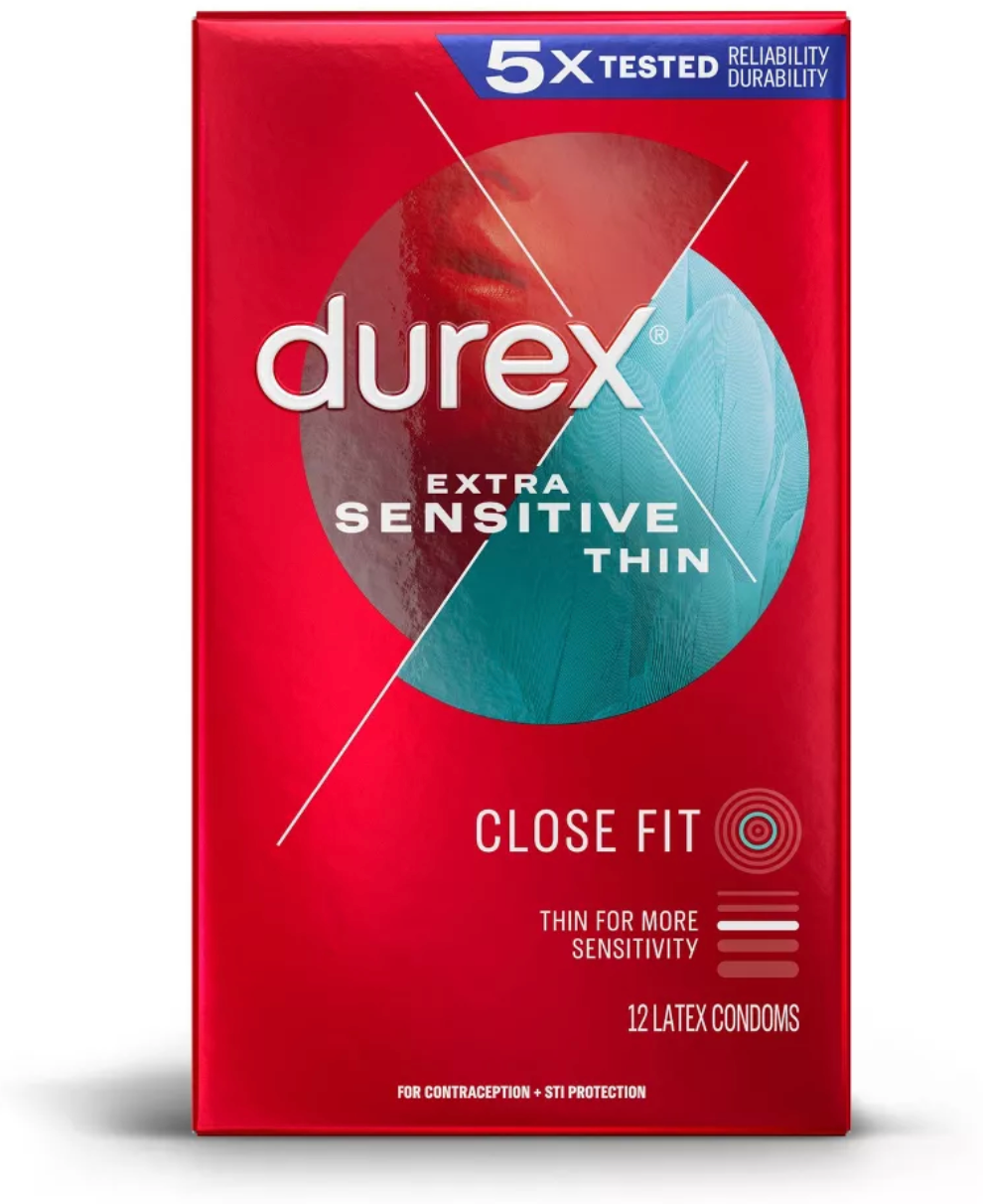 Durex Extra Sensitive超薄刺激乳膠安全套 - 12片