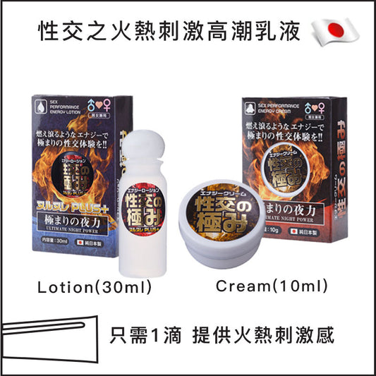 性交之火熱刺激高潮乳液 - 10/30ml