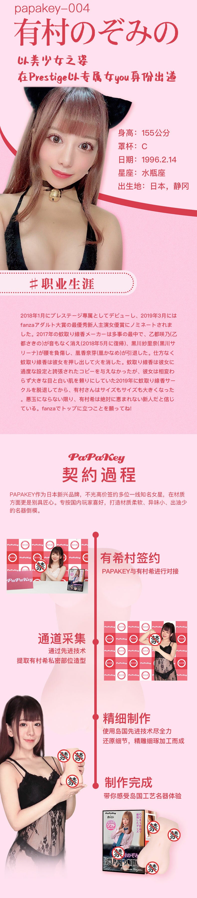 Papakey有村希洋濃厚之Body名器