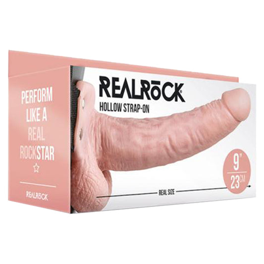 RealRock Hollow Strap-On 極巨逼真穿戴式假陽具