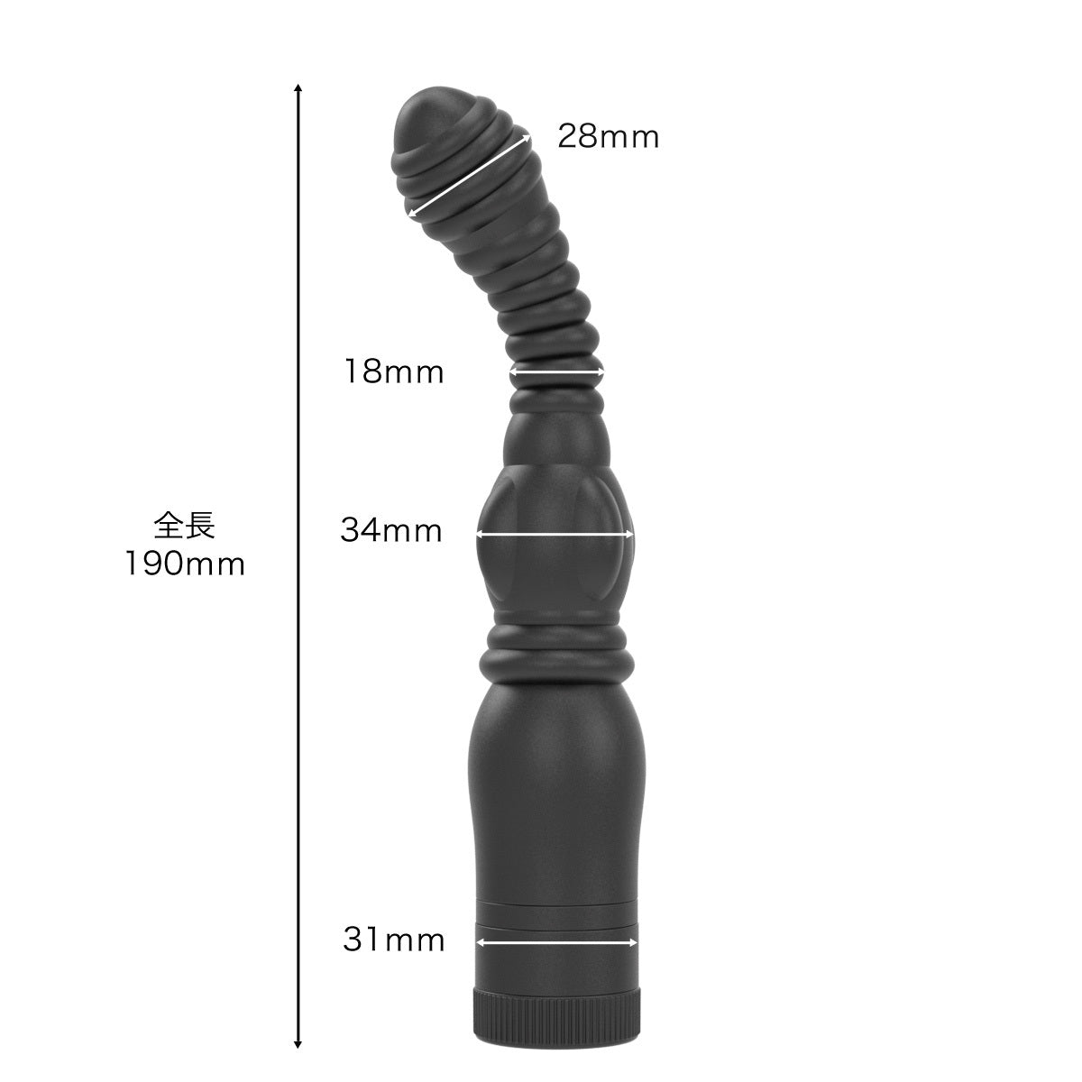 SSI 前列腺刺激後庭震動棒 - 01-07